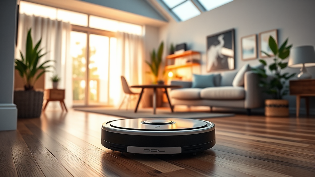 삼성 블루패스 로봇청소기: 똑똑한 AI로 완성하는 완벽한 집안 청소 5 스마트싱스 연동: 더욱 편리해진 스마트홈 경험 (realistic 스타일)