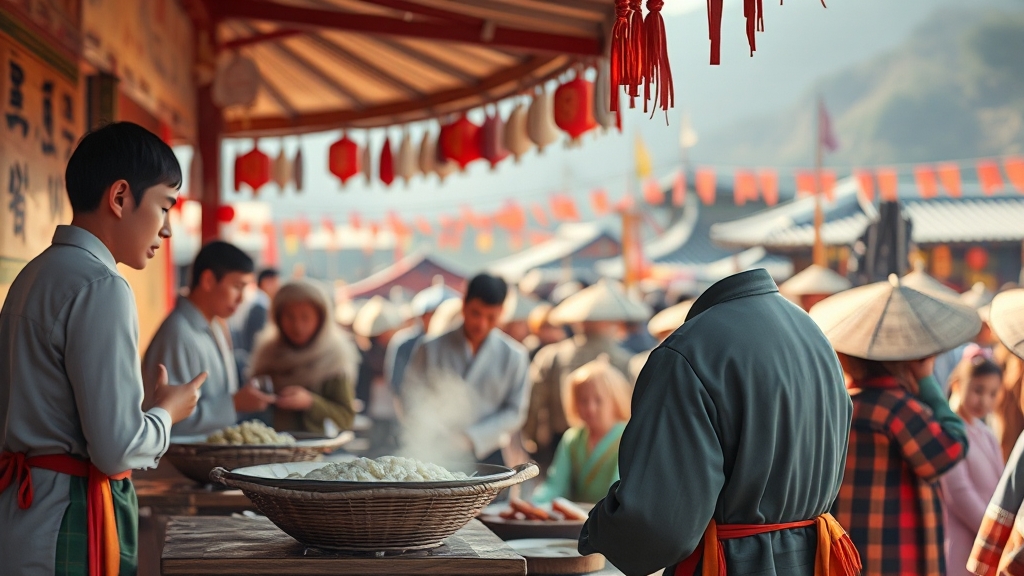 먹거리와 즐길 거리 (realistic 스타일)