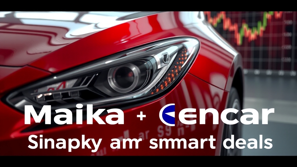 중고차 시세, 왜 중요할까? (realistic 스타일)