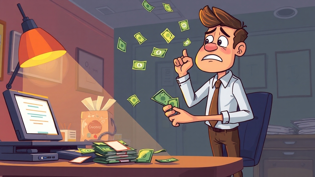 월급, 왜 생각보다 적을까? (cartoon 스타일)