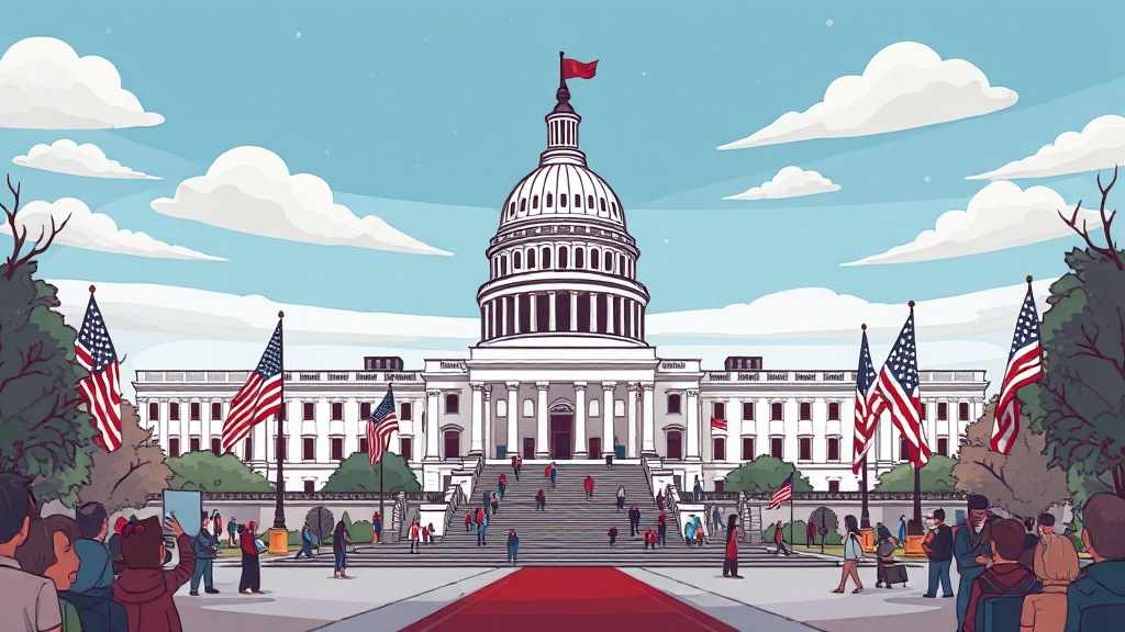 예산안 처리 실패가 원인? (cartoon 스타일)