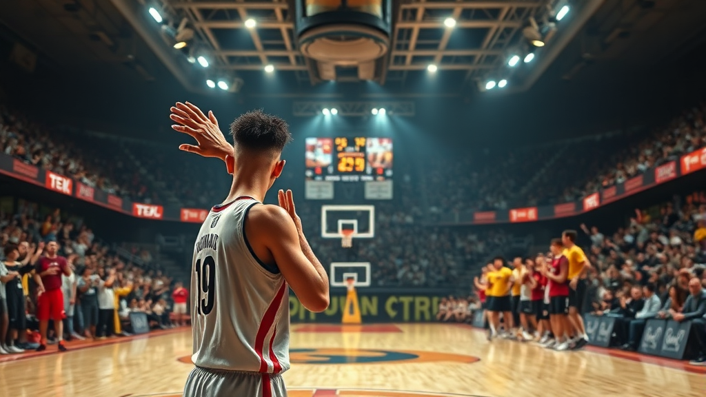 스포츠 주요 경기 결과 (realistic 스타일)