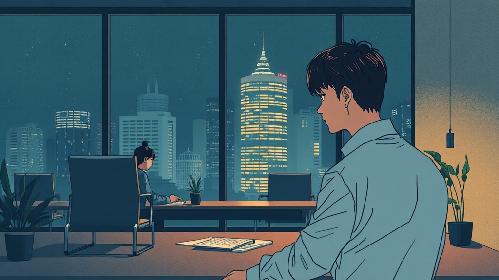 ‘서울 자가 김부장’은 어떤 이야기? (illustration 스타일)