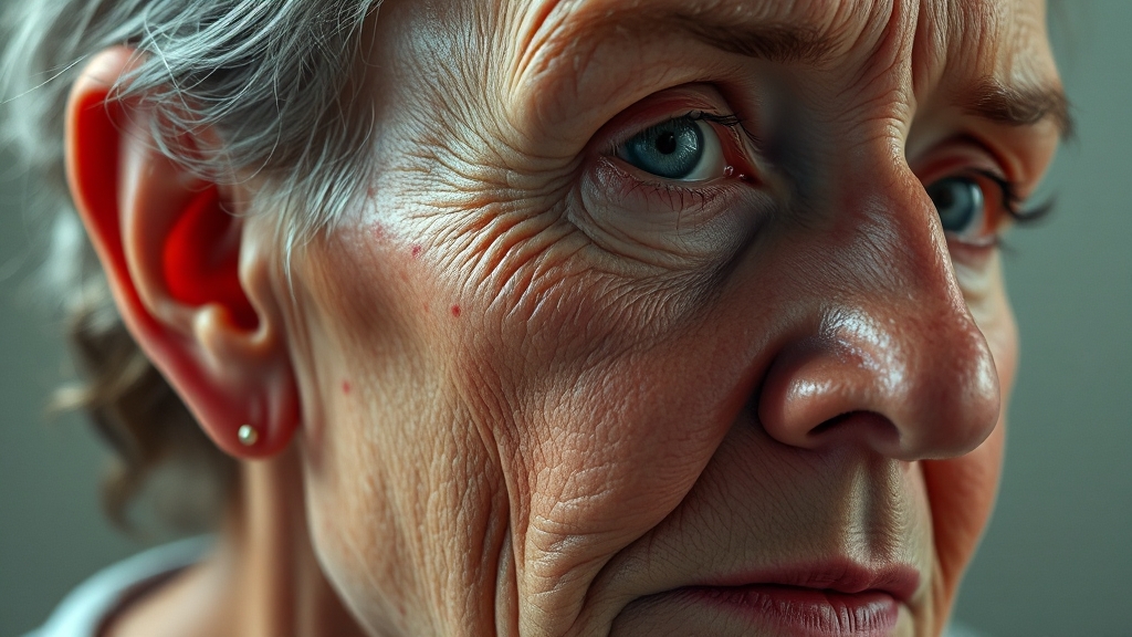 귓불 주름, 왜 생길까? (realistic 스타일)