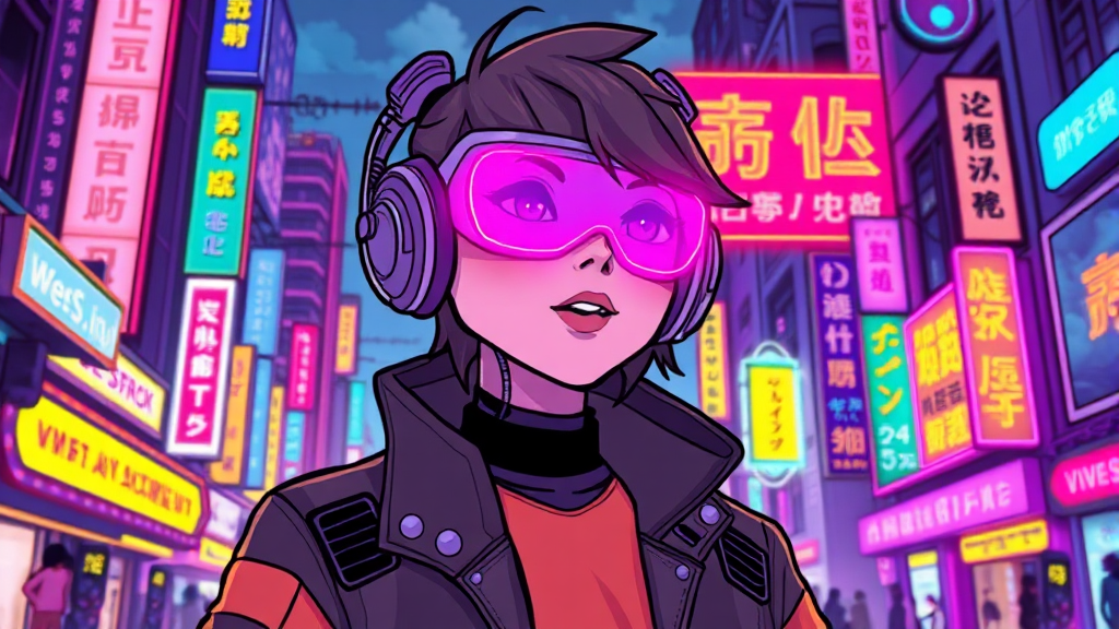 AI 엔터테이너와 새로운 IP 창출 (cartoon 스타일)