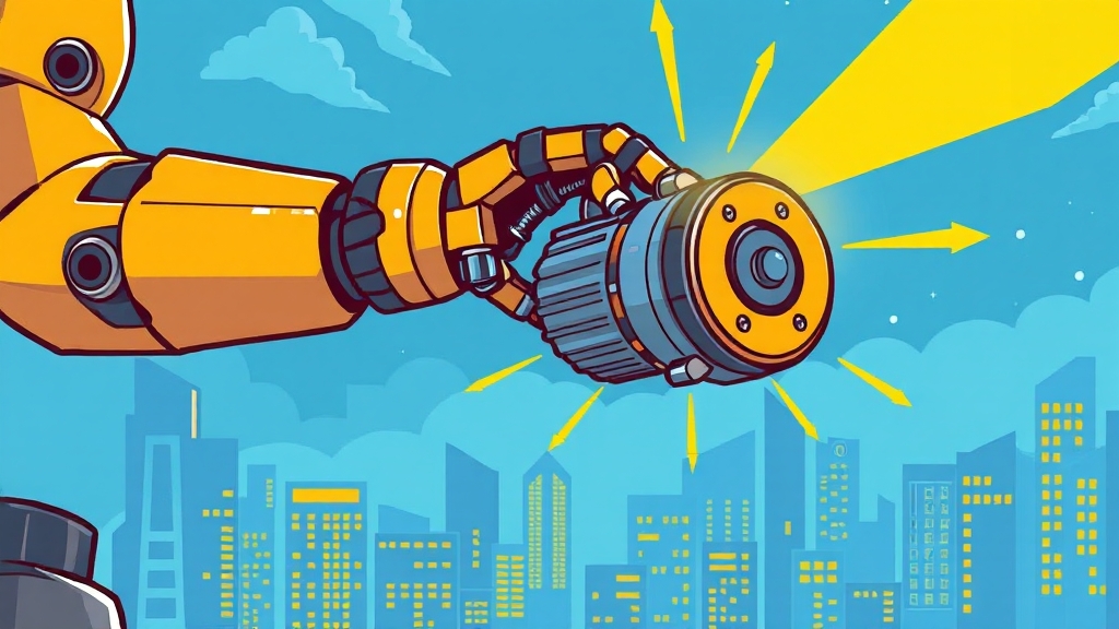 미래 성장 동력 및 전망 (cartoon 스타일)