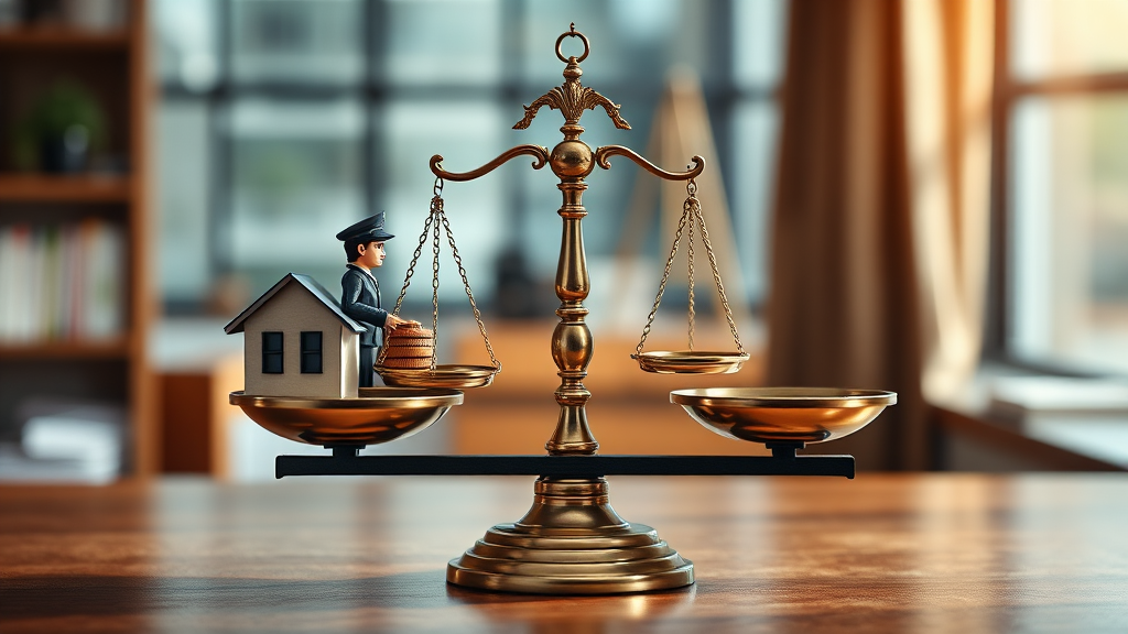 임대료 조정 및 보증금 분쟁 (realistic 스타일)