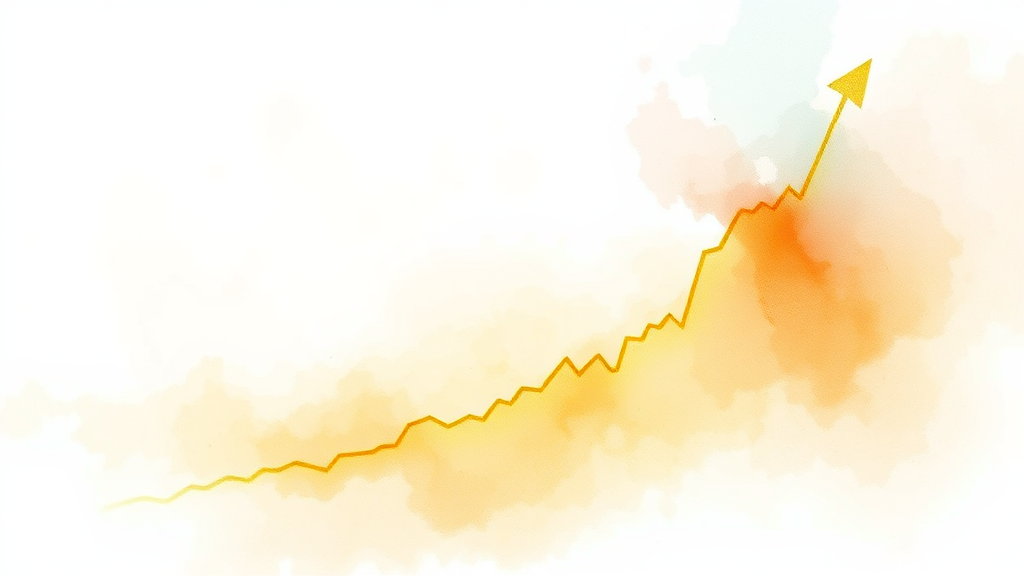 수요예측 결과와 기관 투자자 동향 (watercolor 스타일)