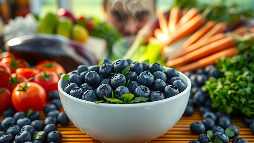 항산화 성분, 최신 연구 동향은? (realistic 스타일)