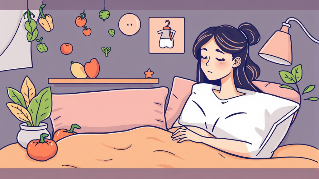 건강한 생활 습관으로 뾰루지 예방 (illustration 스타일)