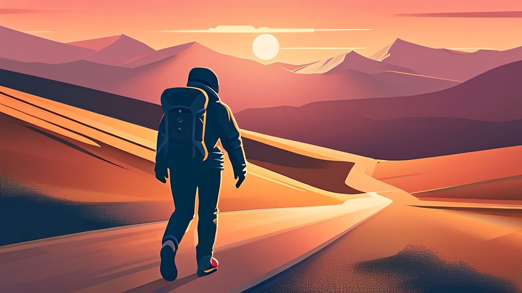 정신적 회복과 사회 복귀 준비 (illustration 스타일)