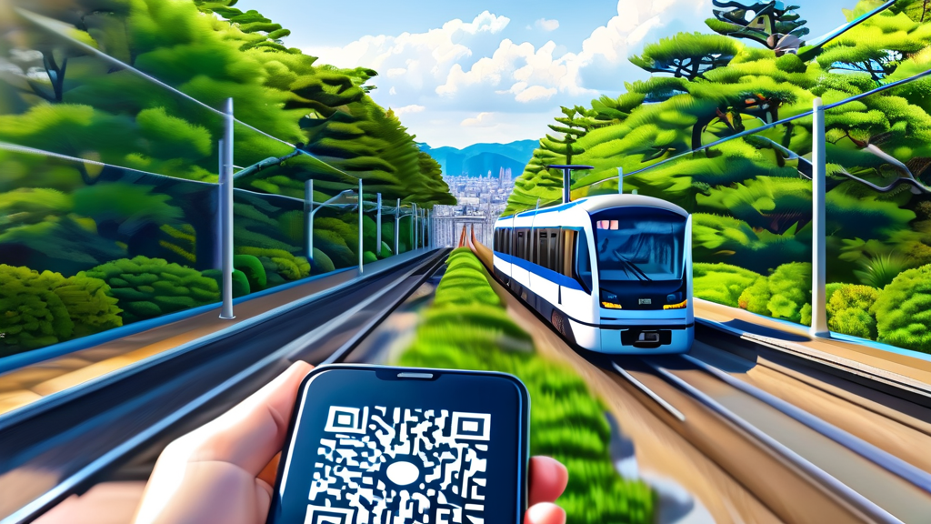 오사카 주유패스, 디지털권 사용부터 꿀팁까지 (realistic 스타일)