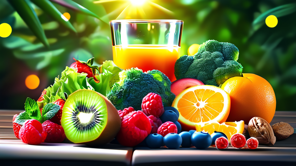 건강한 다이어트, 유산균 섭취의 중요성과 올바른 선택 (realistic 스타일)