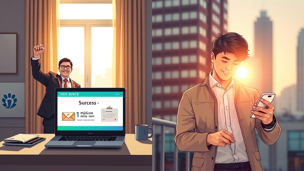 민간 플랫폼 vs 원클릭 환급 (realistic 스타일)