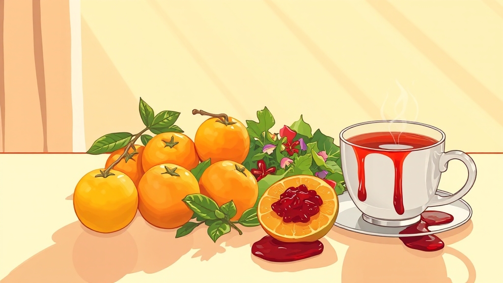 비파열매, 맛있게 먹는 법 (illustration 스타일)