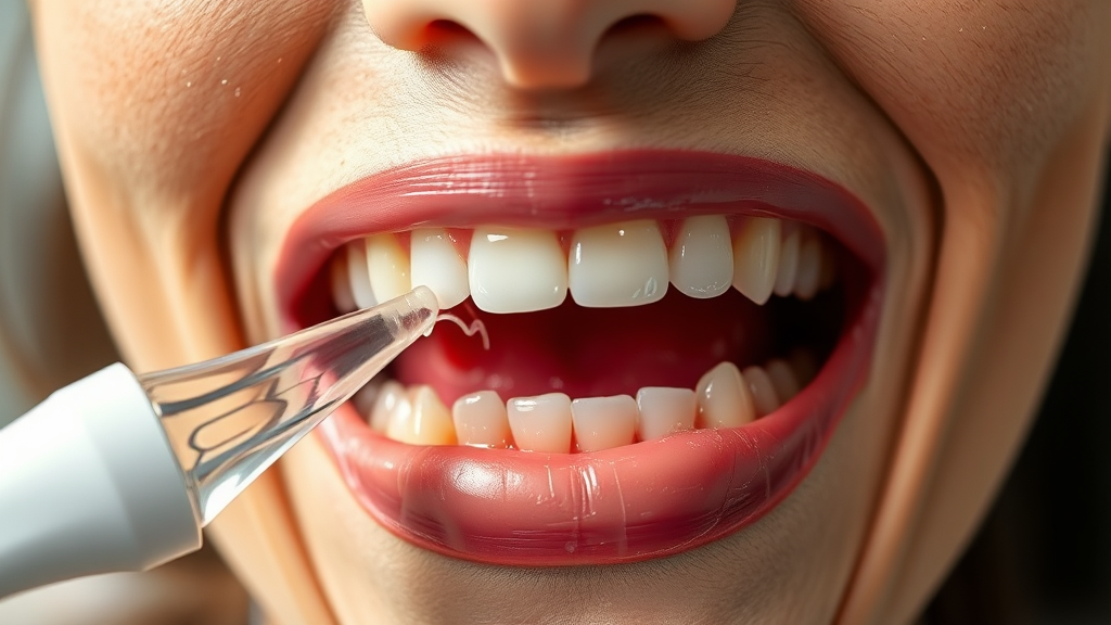 성공적인 구강 위생 관리 (realistic 스타일)