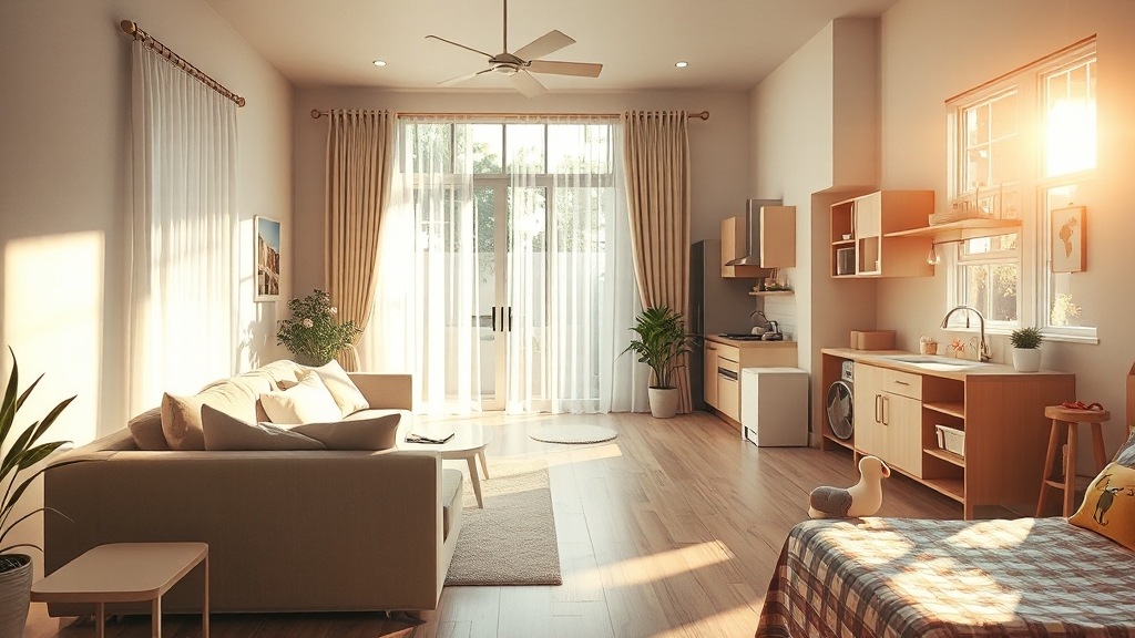 공간별 곰팡이 예방 및 관리법 (realistic 스타일)