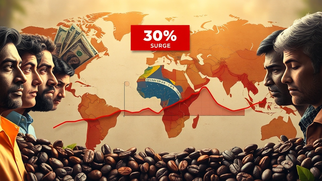 미국-브라질 관세 갈등, 왜? (realistic 스타일)