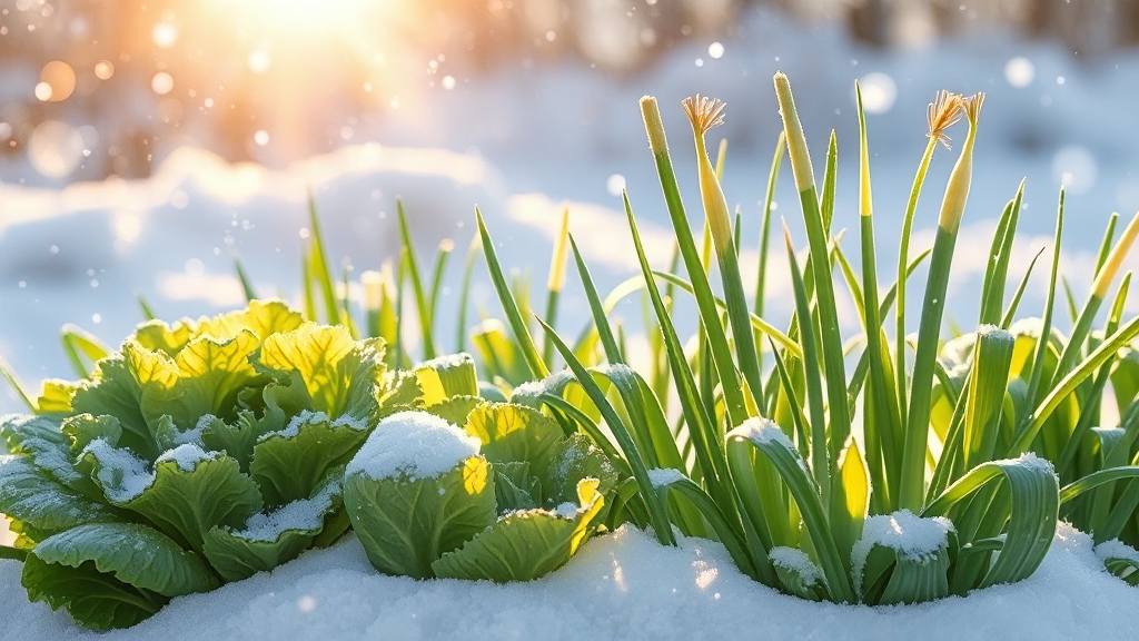 겨울 재배, 왜 좋을까? (realistic 스타일)