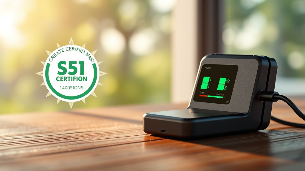 안전 기능 및 인증 정보, 필수 확인! (realistic 스타일)