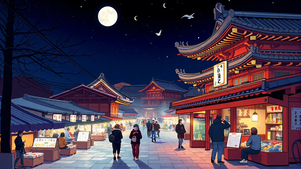 온양 주변 관광 코스 추천 (illustration 스타일)