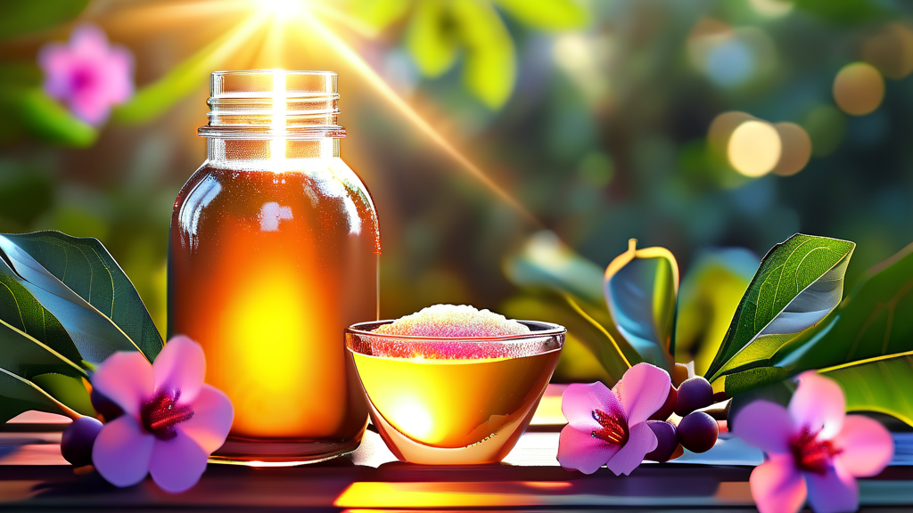 혈당 조절에 도움을 주는 영양소와 보조제 (realistic 스타일)