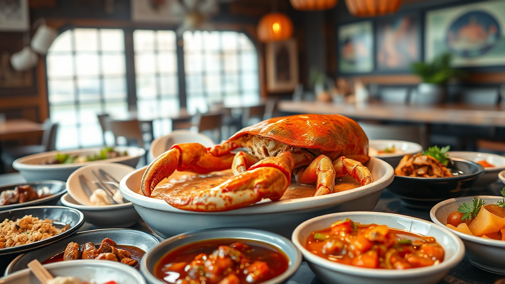 푸짐한 밑반찬, 칭찬 일색! (realistic 스타일)