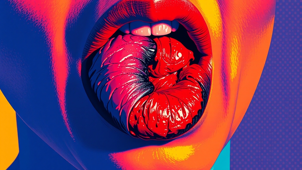 입천장 부음, 왜 아플까? (popart 스타일)