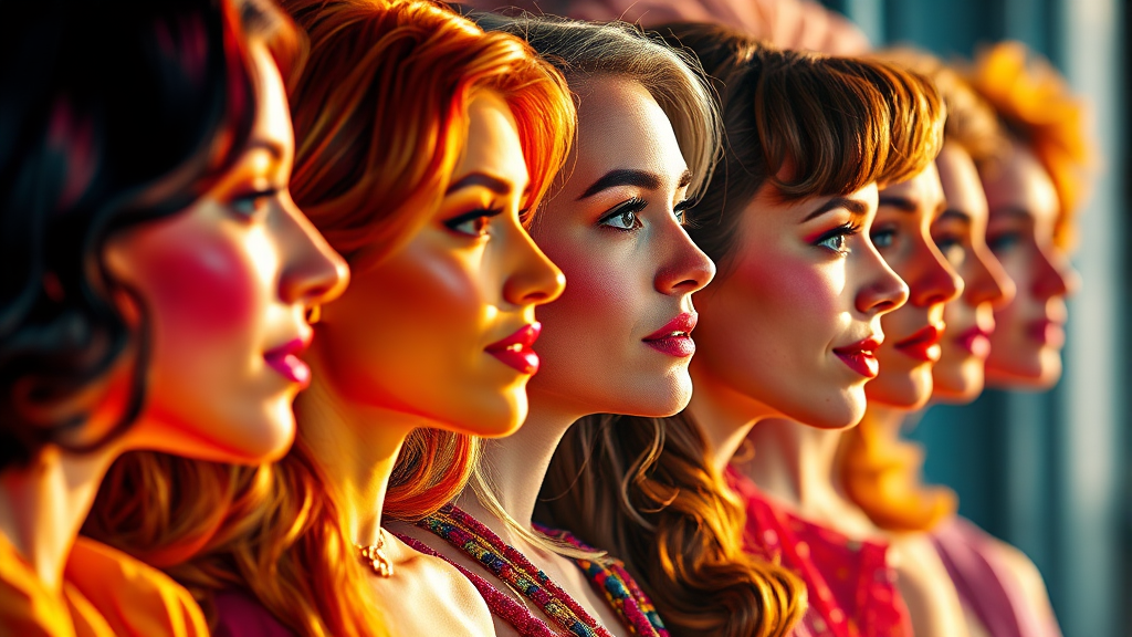 30기 여성 출연자 프로필 (realistic 스타일)