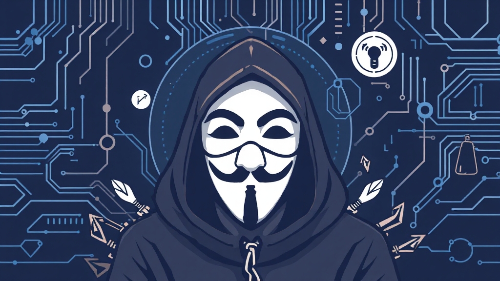 IP 추적, 어떻게 막을까? (illustration 스타일)