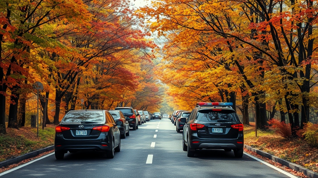 교통 및 주차 정보 (realistic 스타일)