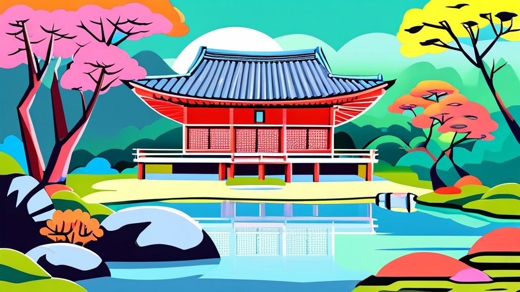 행복두배 템플스테이 기본 정보 및 개요 (cartoon 스타일)