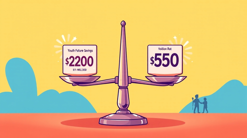 청년미래적금 vs 청년도약계좌 (cartoon 스타일)