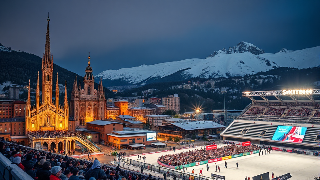 밀라노 동계올림픽 개요 (realistic 스타일)