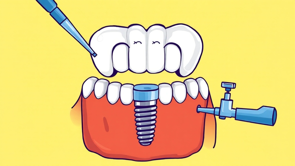 임플란트 가격, 왜 다를까요? (cartoon 스타일)