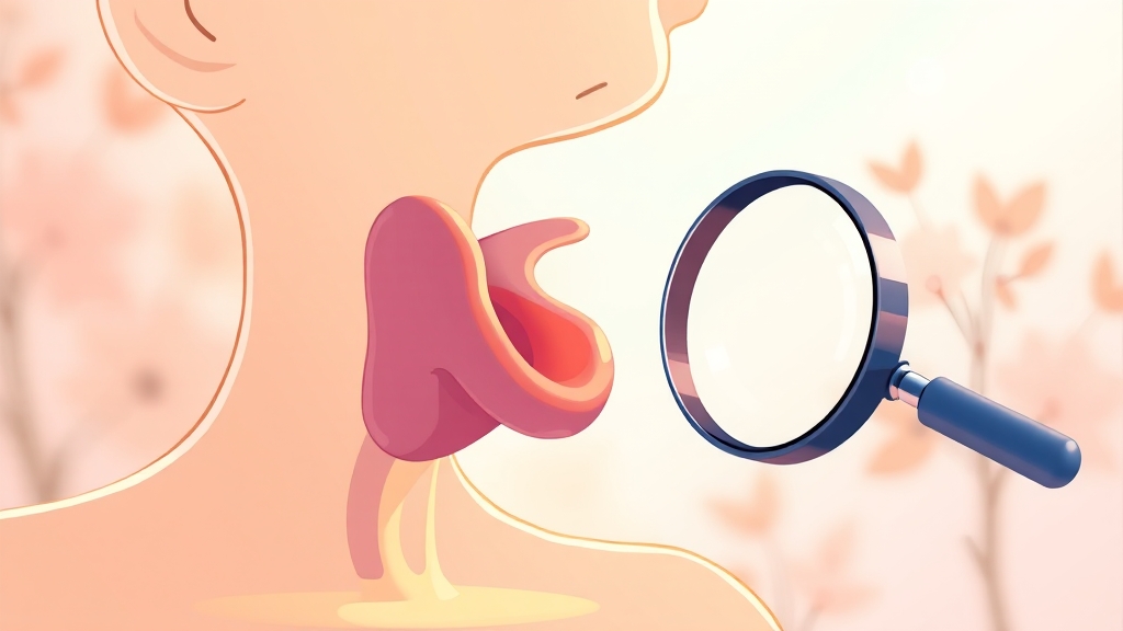 갑상선 질환 종류별 특징 (cartoon 스타일)