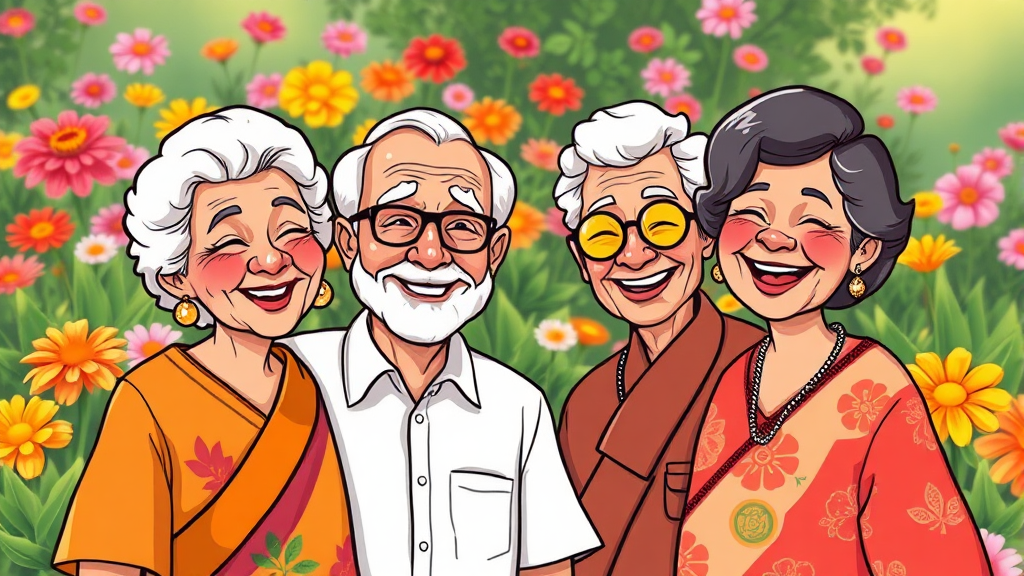 문화·여가 생활 지원 (cartoon 스타일)