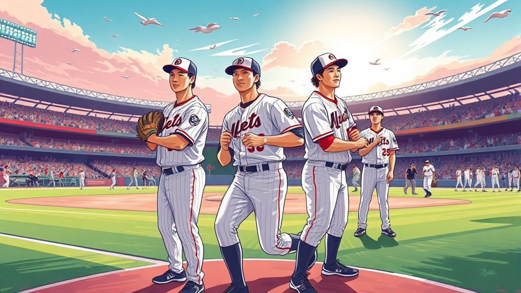 대한민국 야구 국가대표팀 최종 명단 공개 (illustration 스타일)