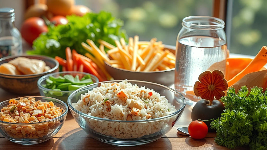 쥬비스 식단 관리 노하우 (realistic 스타일)