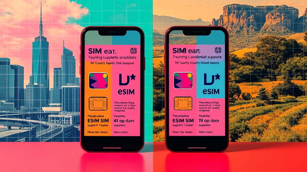 국가별 eSIM 선택 가이드: 나에게 맞는 eSIM 찾기 (popart 스타일)
