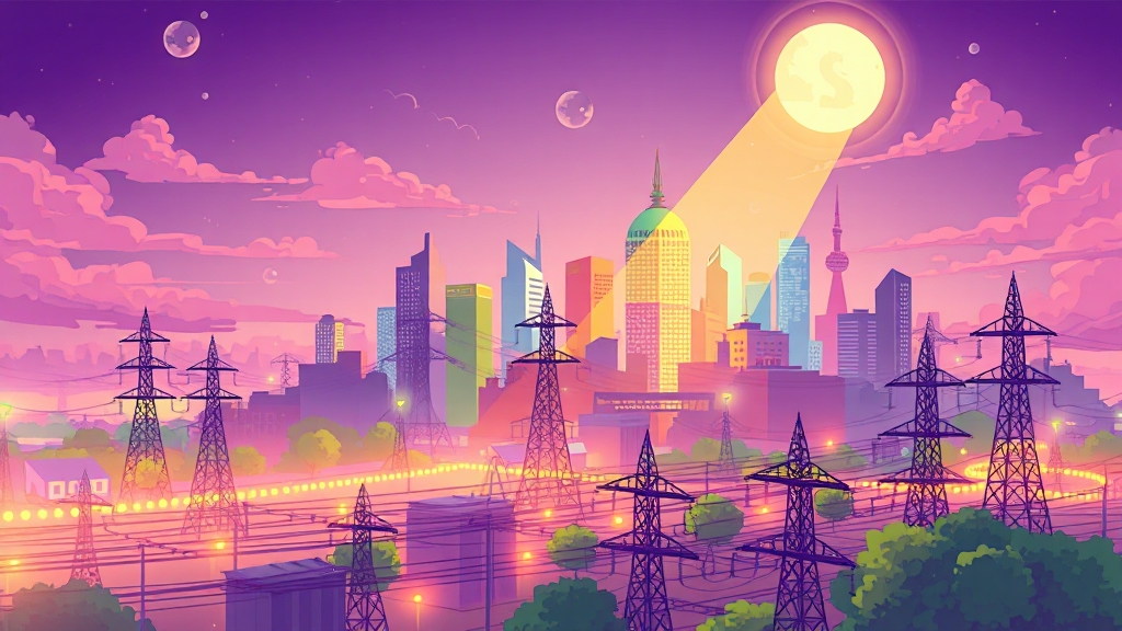 전력망 투자, 왜 중요? (cartoon 스타일)