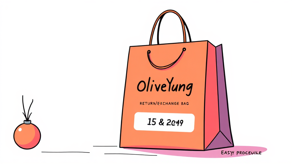 환불/교환 규정 및 절차 정리 (illustration 스타일)