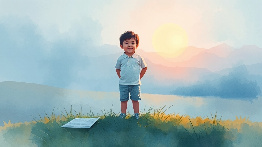 가입 시 유의사항 (watercolor 스타일)