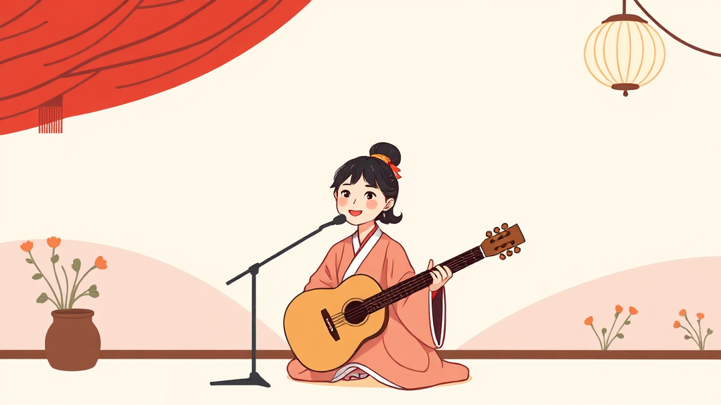 홍지윤 대표곡 모음: 감성 트롯의 진수 (cartoon 스타일)