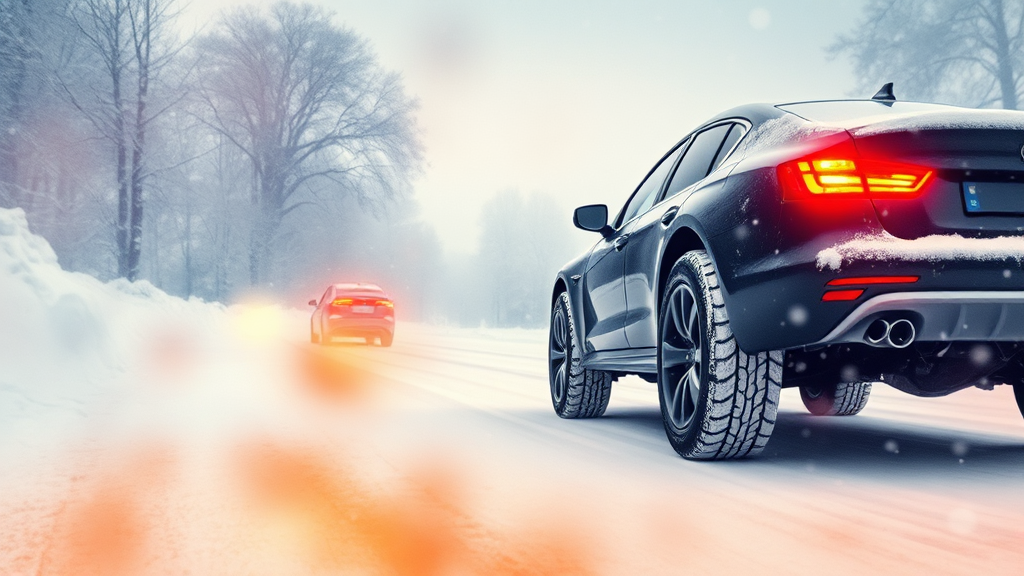 윈터타이어 교체 시기 (watercolor 스타일)