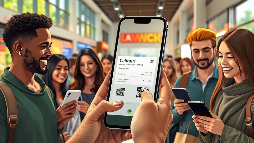 디지털 온누리상품권, 구매 & 사용법 (realistic 스타일)