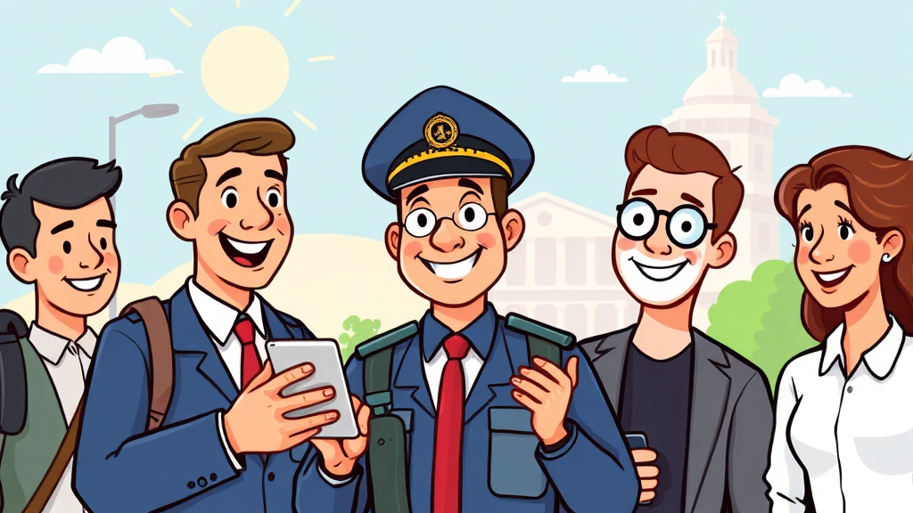 충주맨의 역할과 성과: 공공기관 유튜브의 새로운 기준 (cartoon 스타일)