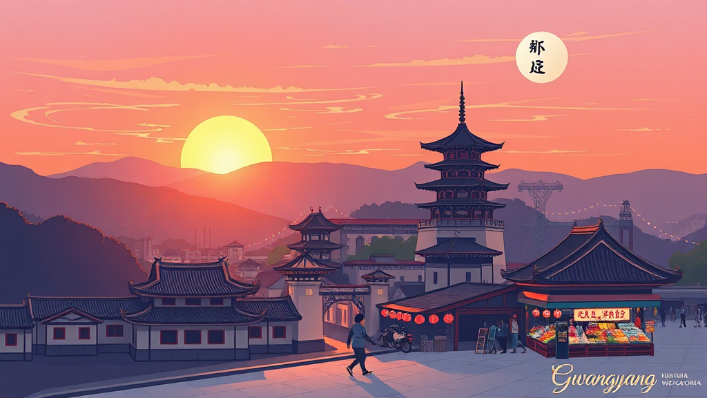 주변 관광 명소 (illustration 스타일)