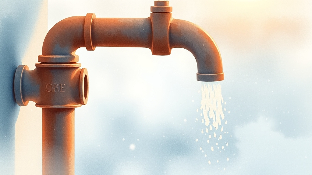 동파 예방 기본 원칙 (watercolor 스타일)