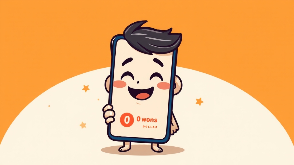 은행별 환전 수수료 비교 (cartoon 스타일)